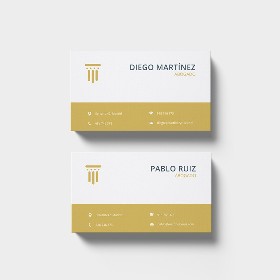 Tarjetas de Visita varios modelos: Vista gneral