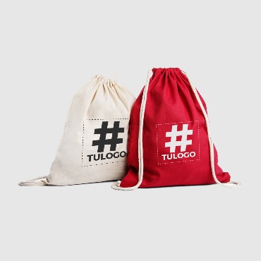 Mochila de top cordones