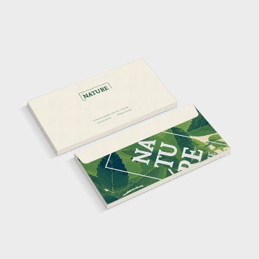 Sobre 11x22 cm papel ecológico