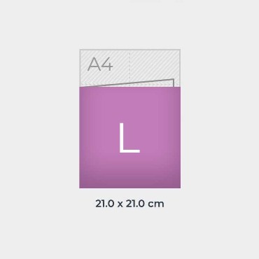 Dípticos Premier: Medidas