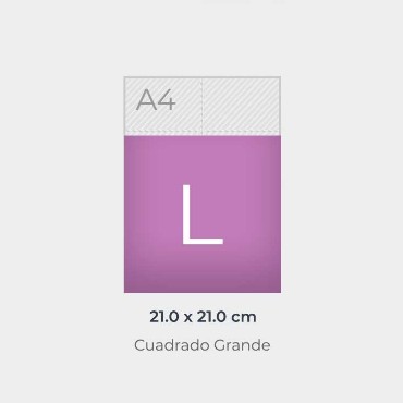 Flyer Cuadrado: Medidas