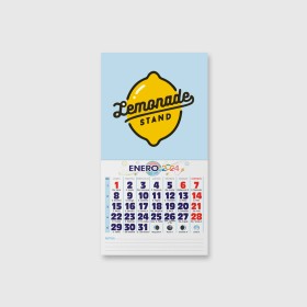 Calendario de Nevera con faldilla e imán