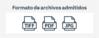 Formatos admitidos